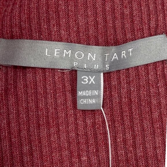 Lemon Tart Kylie Mock Neck Sweater NWT Sz 3X - Picture 8 of 11